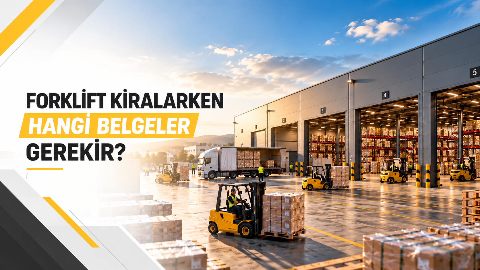 Forklift Kiralarken Hangi Belgeler Gerekir?